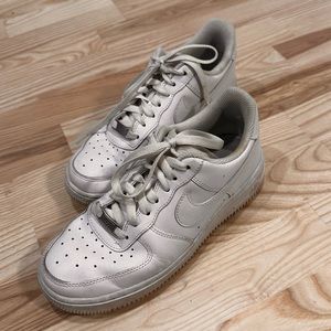 Women’s White Nike Air Force 1s